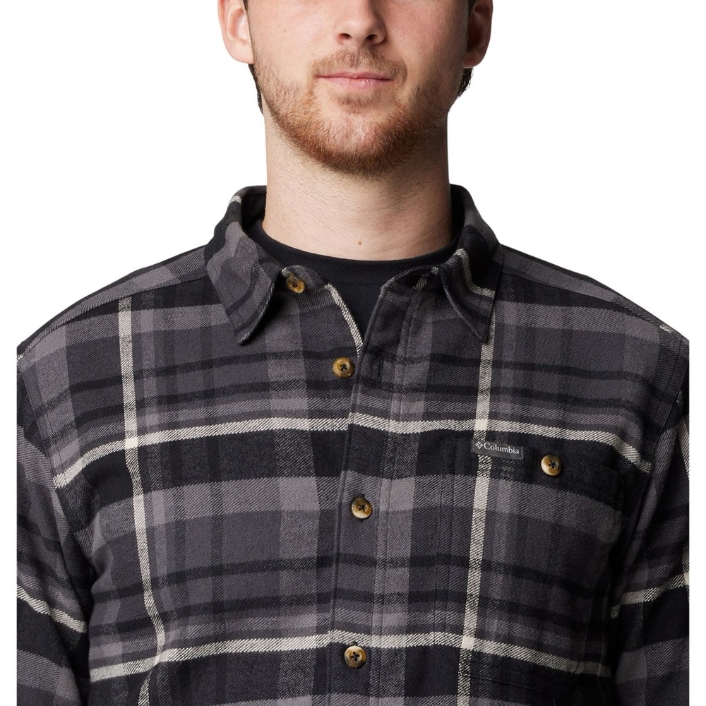 Columbia Men’s L PITCHSTONE HEAVYWEIGHT FLANNEL II LONG SLEEVE SHIRT EU